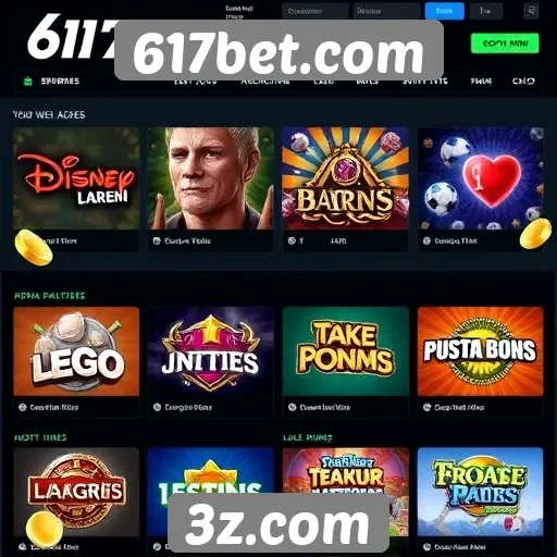 Novos jogos disponíveis em 617bet.com