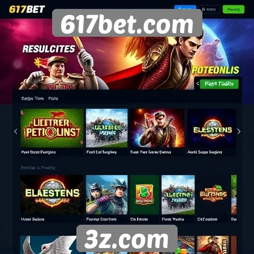 Novidades em jogos disponíveis no 617bet.com
