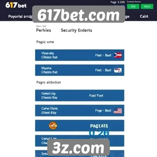 Opcões de pagamento disponíveis no 617bet.com